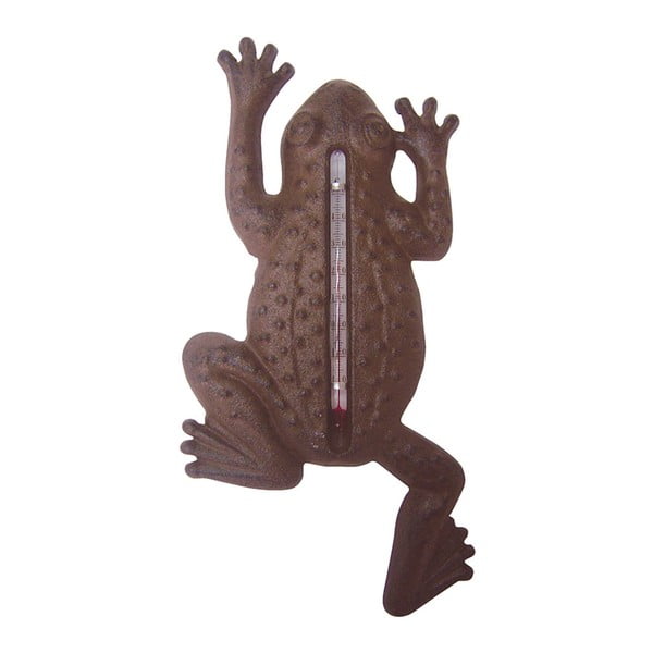 Stenski termometer iz litega železa Esschert Design Frog