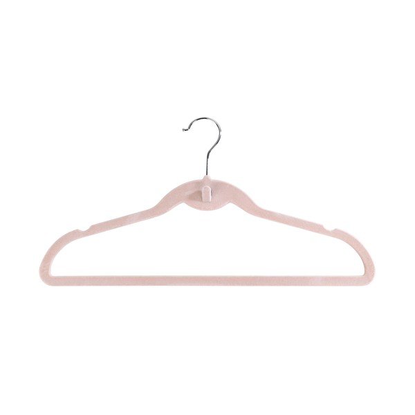 Plastični obešalniki v kompletu 7 kom Flocked - Wenko-image-2