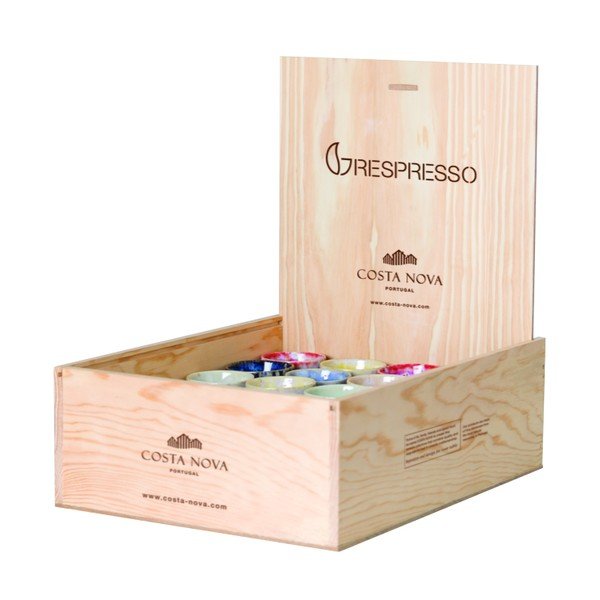 Skodelice v kompletu za espresso 40 ks iz kamenine 100 ml Grespresso – Costa Nova