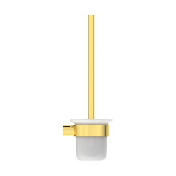 Kovinska stenska WC ščetka v zlati barvi Conca – Ideal Standard-image-2