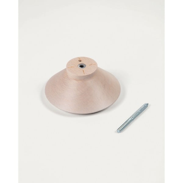 Leseni stenski obešalniki v kompletu 3 ks v naravni barvi Nadua – Kave Home-image-3