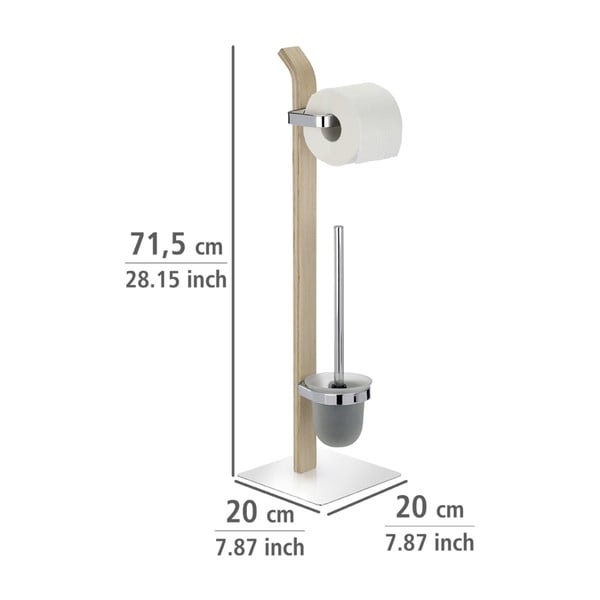 Držalo za toaletni papir in WC ščetko Wenko Samona-image-3