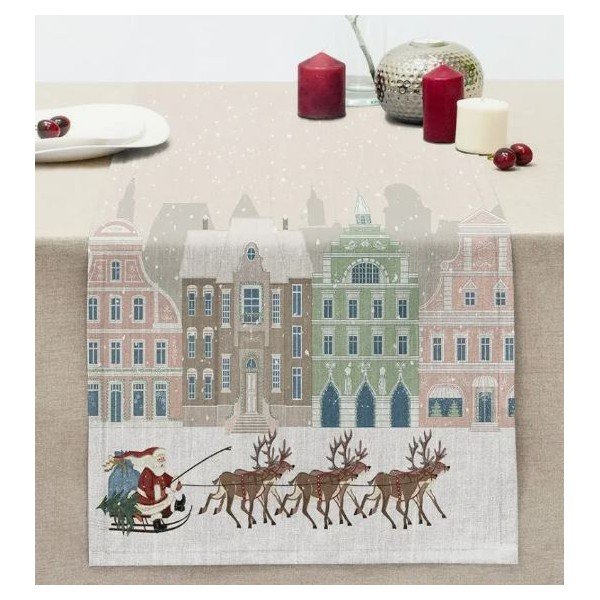 Namizni tekač z božičnim motivom 45x140 cm Merry Christmas – Mila Home-image-1