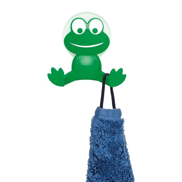 Zelen stenski obešalnik Wenko Frog-image-3