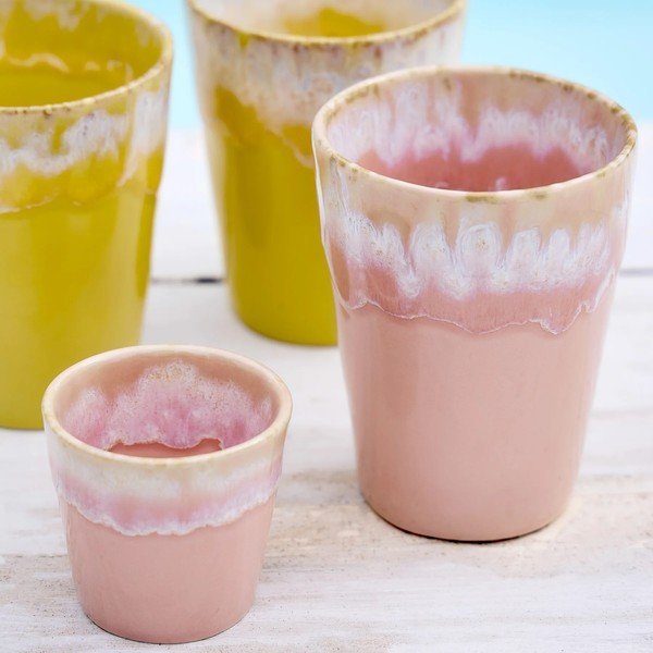 Rožnata keramična skodelica za espresso Costa Nova Grespresso-image-3