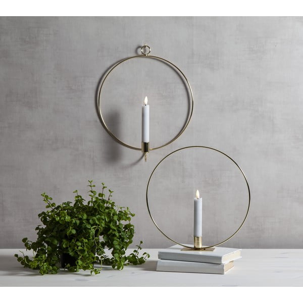 Svetlobna dekoracija v zlati barvi Flamme Table – Star Trading-image-3