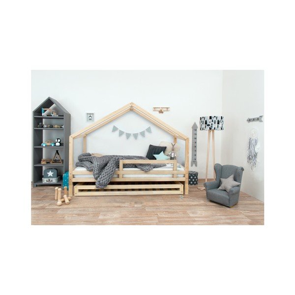 Otroška postelja Benlemi Sidy iz lakiranega smrekovega lesa, 80 x 180 cm-image-4