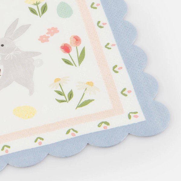 Papirnati prtički v kompletu 16 ks Easter Bunny – Meri Meri-image-1