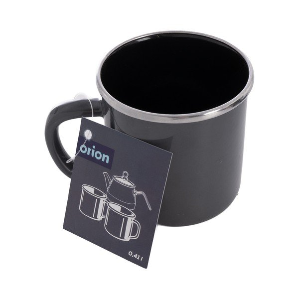 Temno siva skodelica za latte 410 ml – Orion-image-2