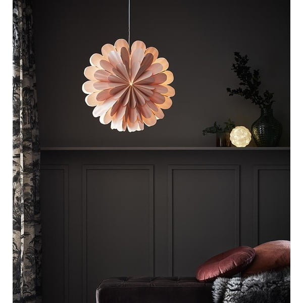 Rožnata viseča božična svetlobna dekoracija Marigold – Markslöjd-image-2