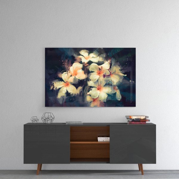 Steklena slika Insigne Painted Flowers II-image-1