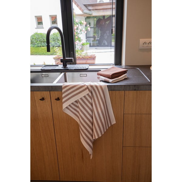 Bombažne kuhinjske krpe v kompletu 3 ks 51x74 cm Marra – Tiseco Home Studio-image-3