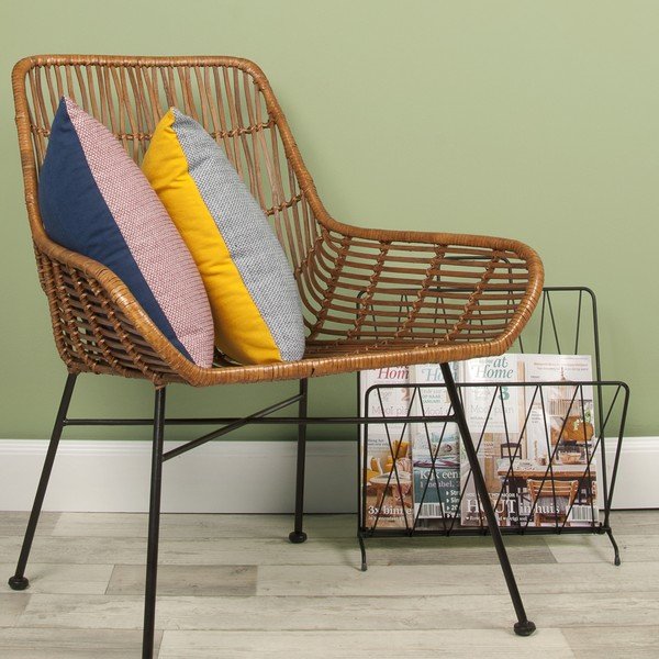 Črno stojalo za revije PT LIVING Diamond-image-1