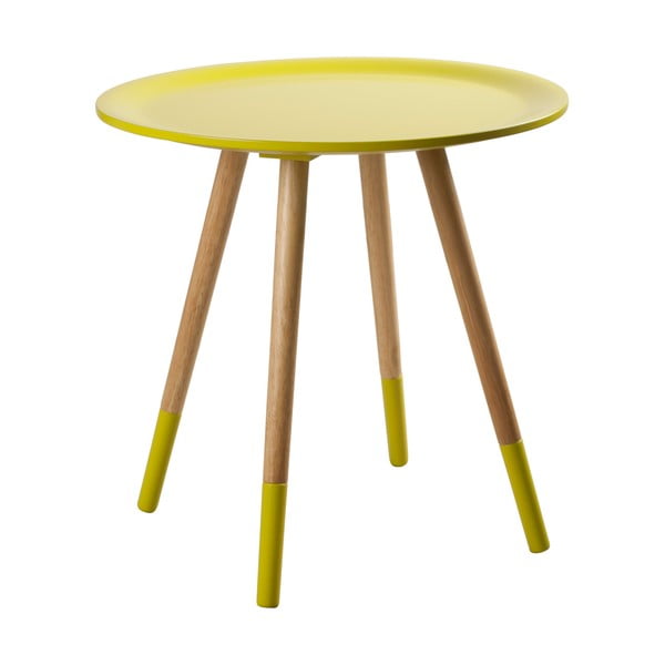 Dvobarvna miza, rumena