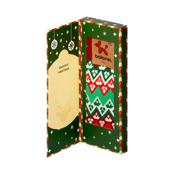 Ballonet Nogavice Season`s Greetings Nogavice z vloko, velikost 36-40-image-3