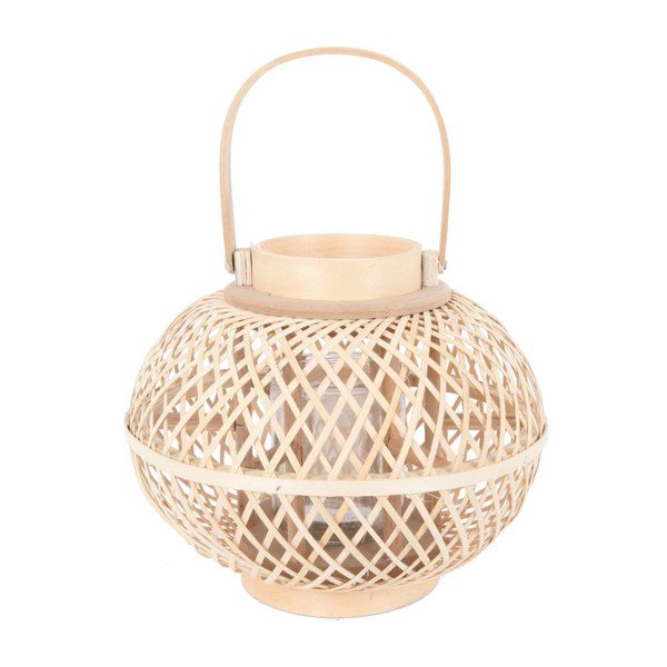 Lanterna iz bambusa (višina 24 cm) – Ego Dekor