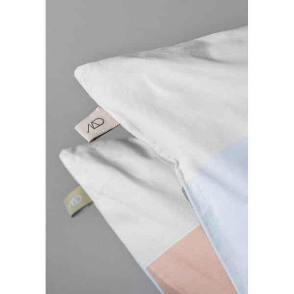 Svetlo modra enojna podaljšana posteljnina iz bombažnega perkala 140x220 cm Colore – Mette Ditmer Denmark-image-4