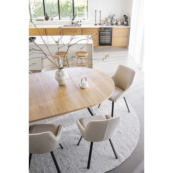 Dodatna mizna plošča v hrastovem dekorju 135x50 cm Maddock – Rowico-image-1