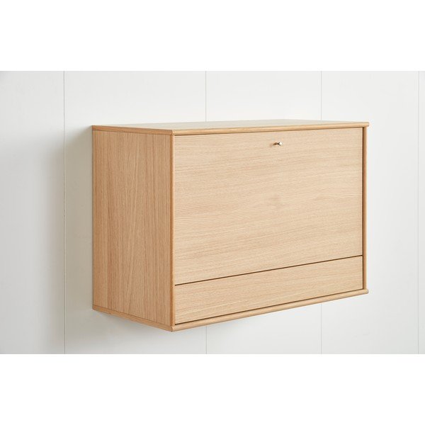 Vinska omarica v hrastovem dekorju 89x61 cm Mistral 004 - Hammel Furniture-image-1