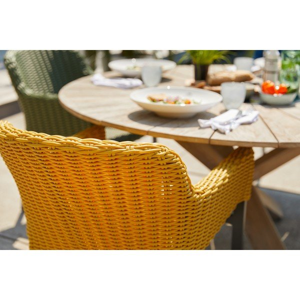 Vrtna miza iz tikovine Hartman Provence, ø 150 cm-image-3