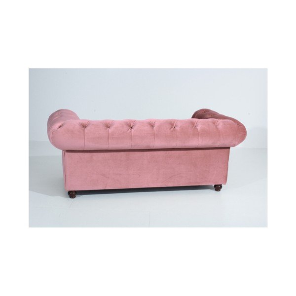 Roza kavč Max Winzer Orleans Velvet, 196 cm-image-3
