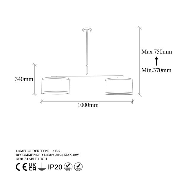 Viseča svetilka v zlati barvi Way – Opviq lights-image-4