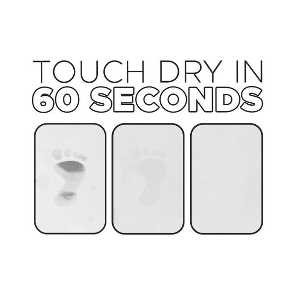 Bela/svetlo modra kopalniška podloga iz diatomejske zemlje 39x60 cm Stripe – Artsy Doormats-image-4