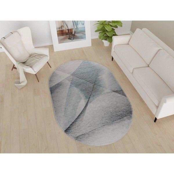 Svetlo siva pralna preproga 80x120 cm – Vitaus-image-1