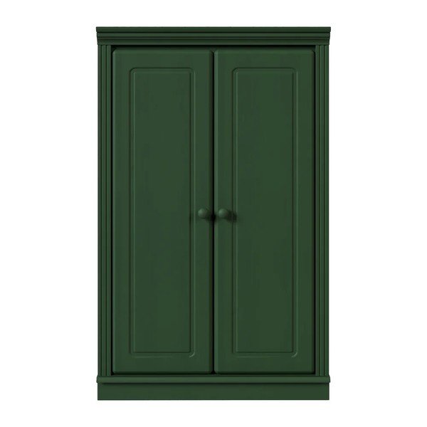Zelena omarica iz masivnega bora 74x118x35 cm Anita – Støraa