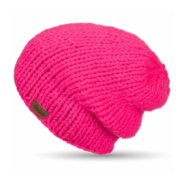 Ročno pletena kapa DOKE Pink Beanie