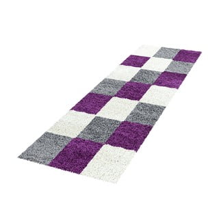 Vijolično-siv tekač 80x250 cm Life – Ayyildiz Carpets
