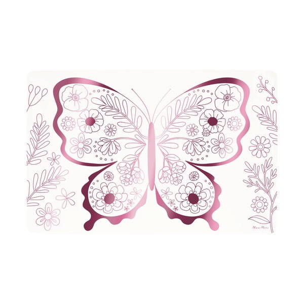 Papirnati pogrinjki v kompletu 8 ks 28x42.5 cm Butterflies & Flowers – Meri Meri-image-4