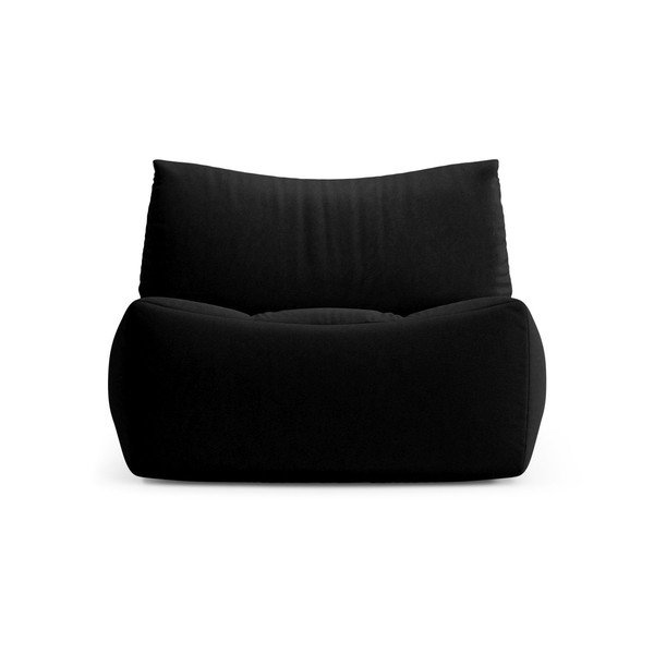 Črn žameten fotelj Tove – Micadoni -image-2
