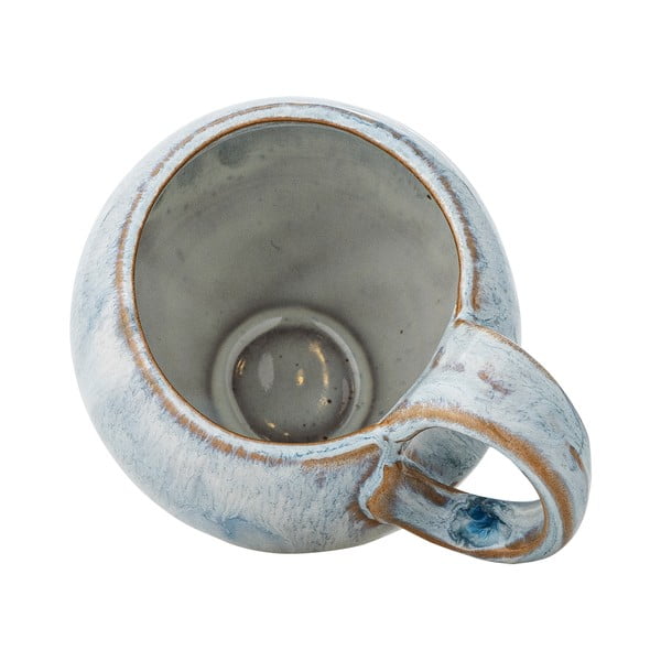 Svetlo modre skodelice v kompletu za kapučino 4 ks iz kamenine 250 ml Avonlea – Bloomingville-image-3