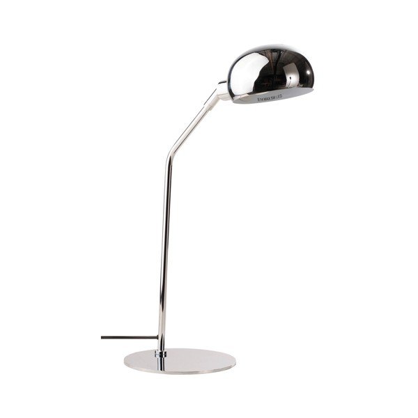 Jeklena namizna svetilka z upogljivo konstrukcijo v sijajno srebrni barvi (višina 59 cm) Lincon – Jotex-image-3