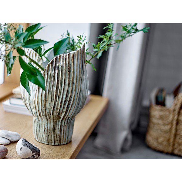 Svetlo zelena lončena vaza (višina 30 cm) Mahira – Bloomingville-image-2