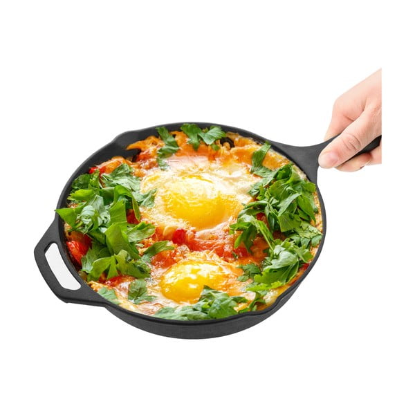 Litoželezna ponev za žar ø 25 cm LITINA – Orion-image-2