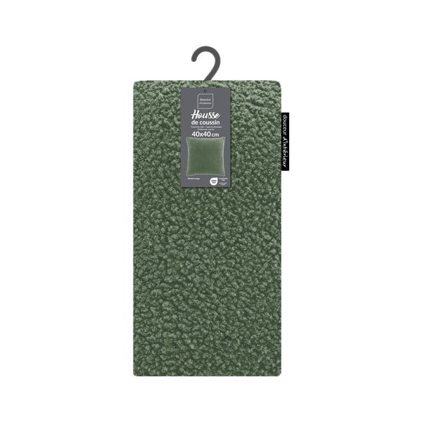 Prevleka za blazino iz sherpa flisa 40x40 cm Woolen – douceur d'intérieur-image-3
