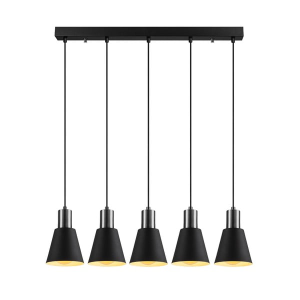 Peterna črna viseča svetilka Opviq lights Kem-image-2