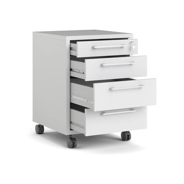 Bela omarica z možnostjo zaklepanja 48x68 cm Prima – Tvilum-image-4