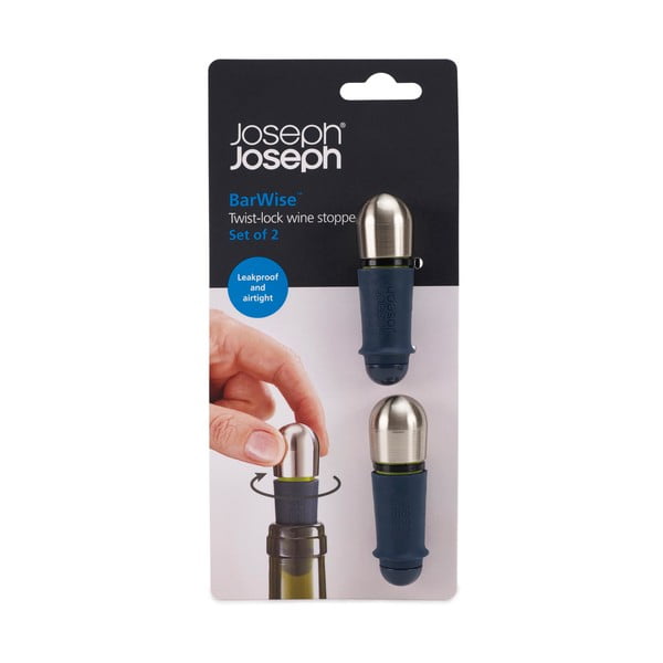 Zamašek za vino  iz nerjavečega jekla BarWise – Joseph Joseph-image-4