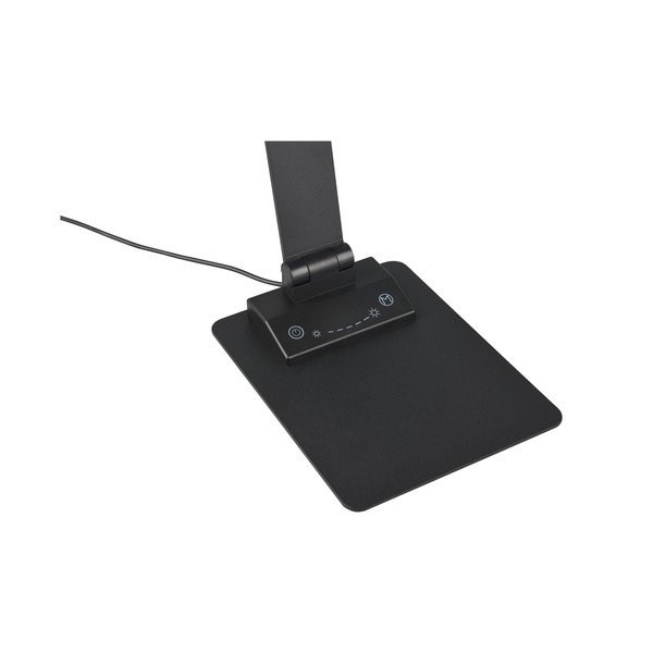 Črna LED zatemnitvena namizna svetilka (višina 72 cm) Travis – Trio-image-4