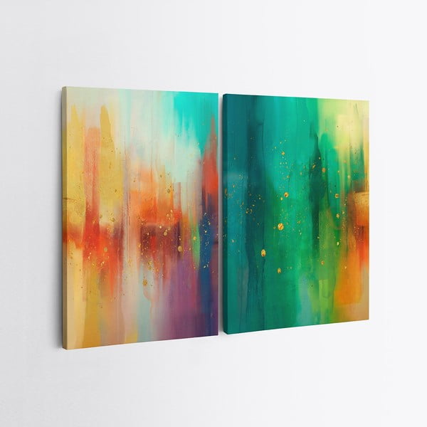 Slike v kompletu 2 ks 50x70 cm Splash – Wallity-image-2