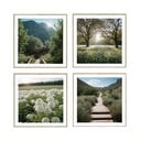 Slike v kompletu 4 ks 30x30 cm Sunrise Hike