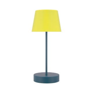 Rumena/modra LED zatemnitvena namizna svetilka (višina 33,5 cm) Oscar – Remember