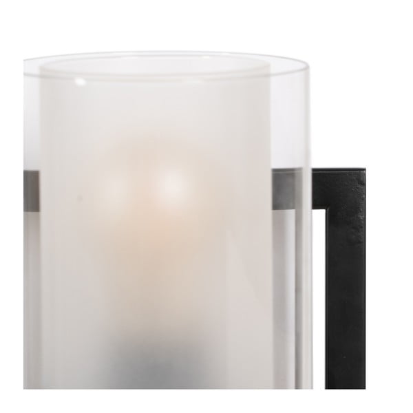 Črna/bela stenska svetilka – Ixia-image-3