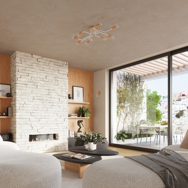 Stropna svetilka v naravni barvi 58x75 cm Dazzle – Sollux-image-4