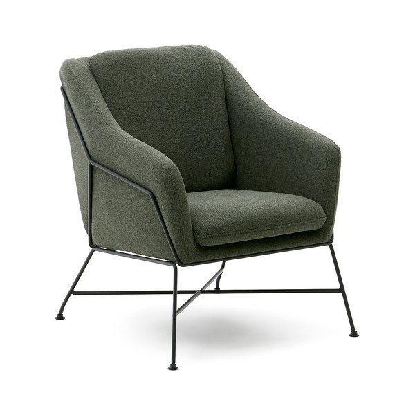 Zelen fotelj Brida – Kave Home