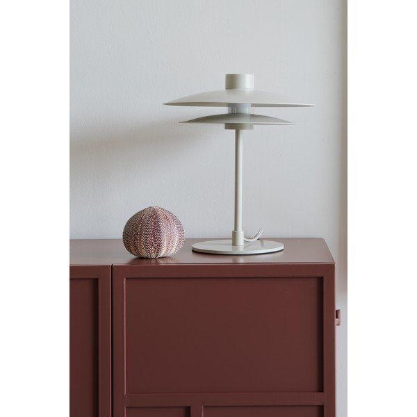 Bež kovinska namizna svetilka (višina 32 cm) Wubbo – White Label-image-2