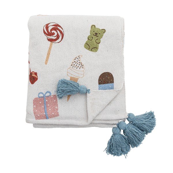 Bela otroška odeja 130x160 cm Sweets – Bloomingville Mini-image-4